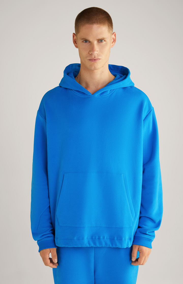 Unisex-Baumwoll-Hoodie in Blau