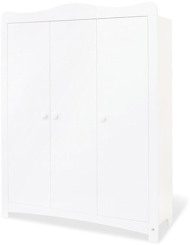 Pinolino® Babyzimmer-Komplettset Florentina, (Set, 3-St., Kinderbett, Schrank, Wickelkommode), breit groß; mit Kinderbett, Schrank und Wickelkommode; Made in Europe