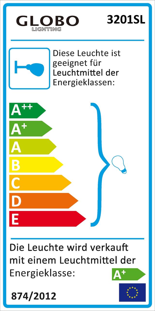 Globo Lighting - STYLE - Außenleuchte Edelstahl, 1x GU10 LED
