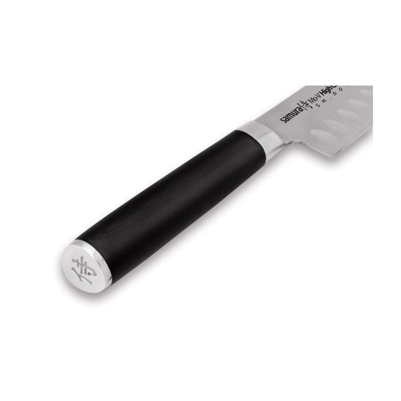 Samura MO-V Small Santoku W\/Alveoli (Santokumesser mit Hohlschliff) 13,8 cm