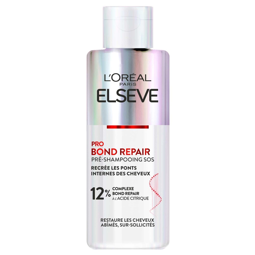 L'Oréal Paris Elseve Pro Bond Repair Pré-Shampooing SOS pour restaurer les cheveux abîmés, sur-sollicités