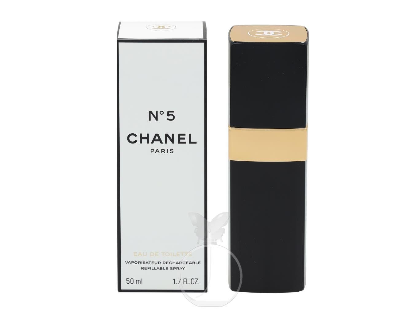 CHANEL Eau de Toilette Chanel No 5 Eau de Toilette Nachfüllbar 50 ml