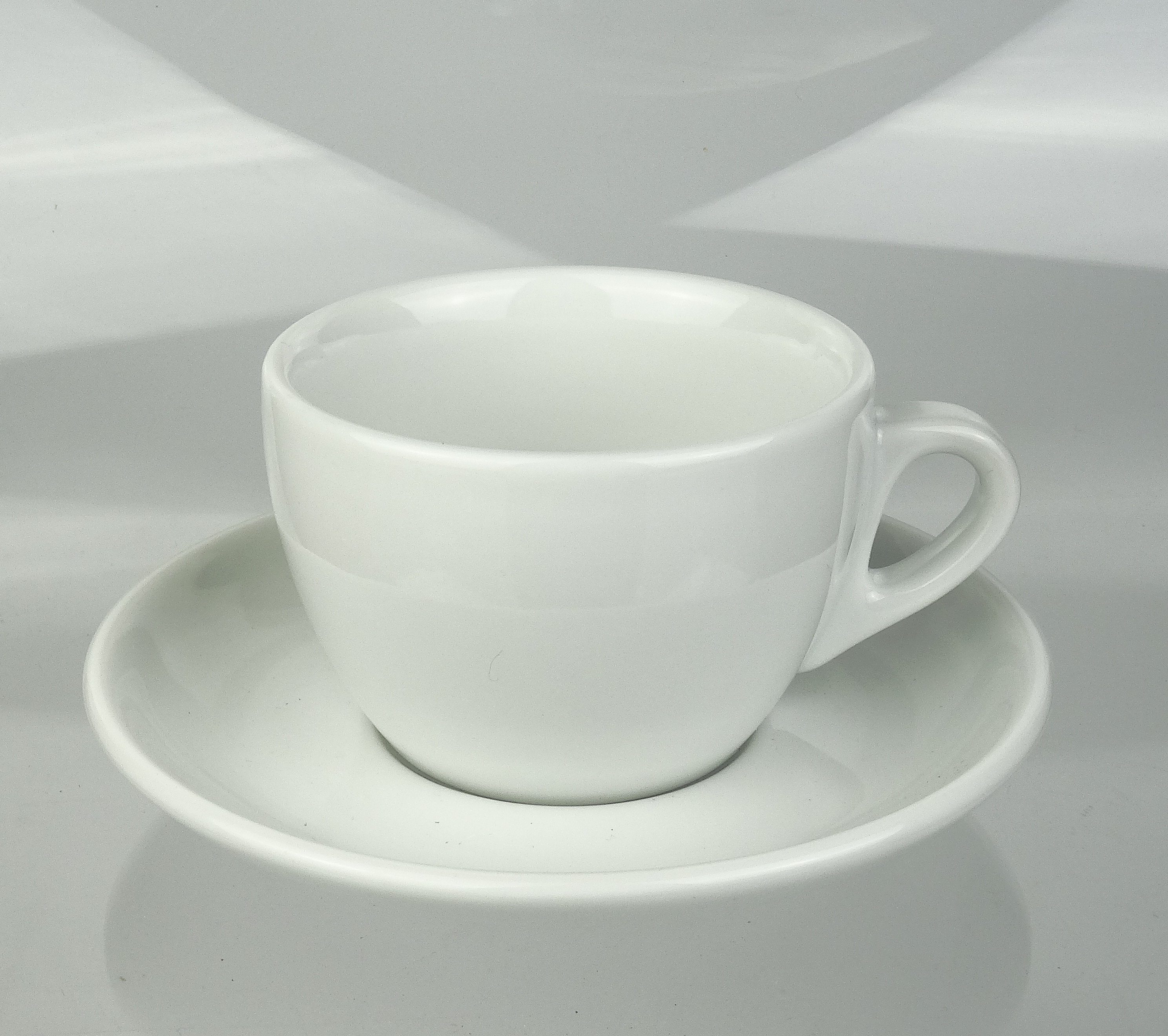 Ancap Cappuccinotasse dickwandig, weiss, Made in Italy, 180 ml