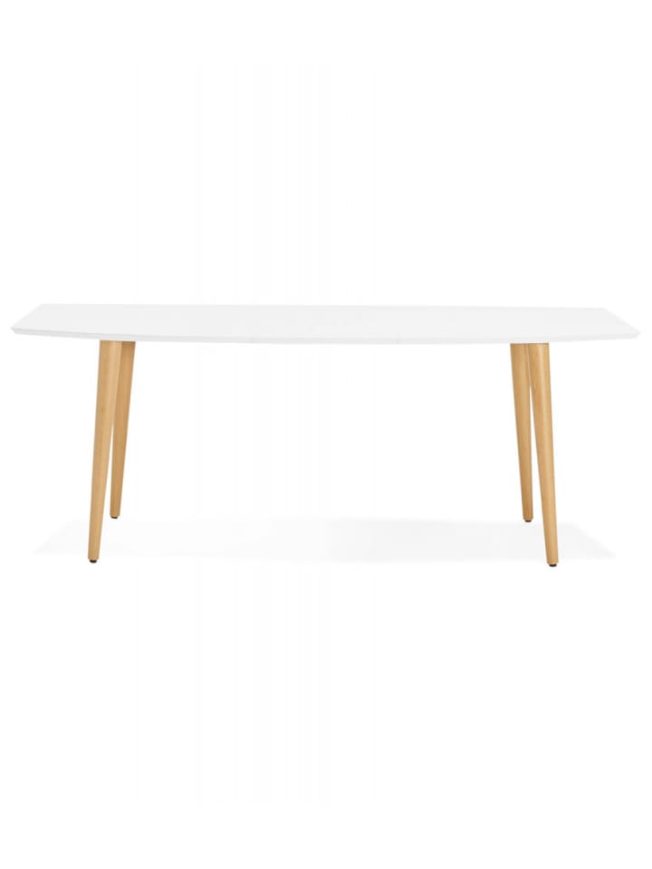 KADIMA DESIGN Ausziehbarer Esstisch aus Buchenholz und MDF | Nordisches Design günstig kaufen onesize