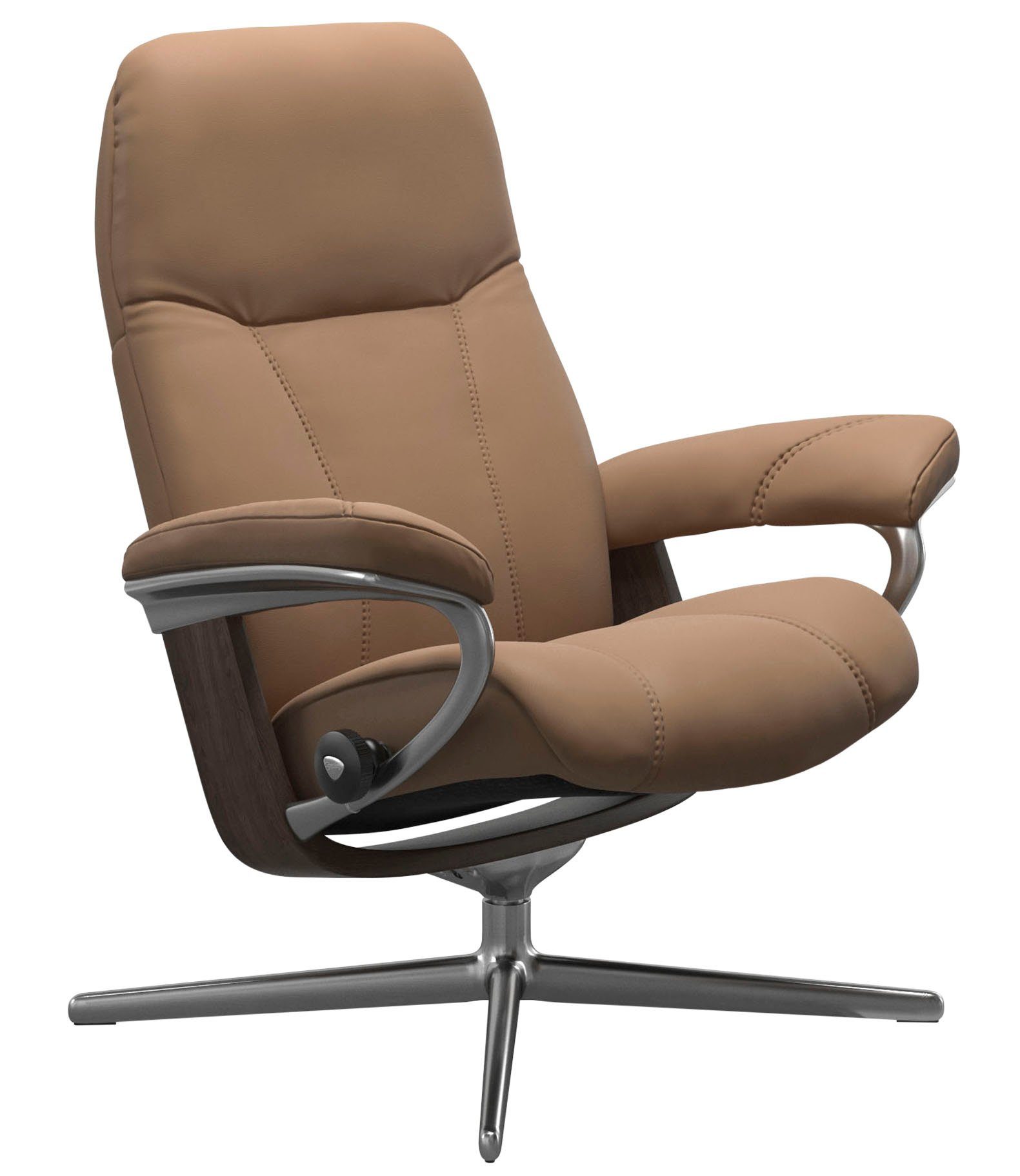Stressless® Relaxsessel Consul, mit Cross Base, Größe S, M & L, Holzakzent Wenge