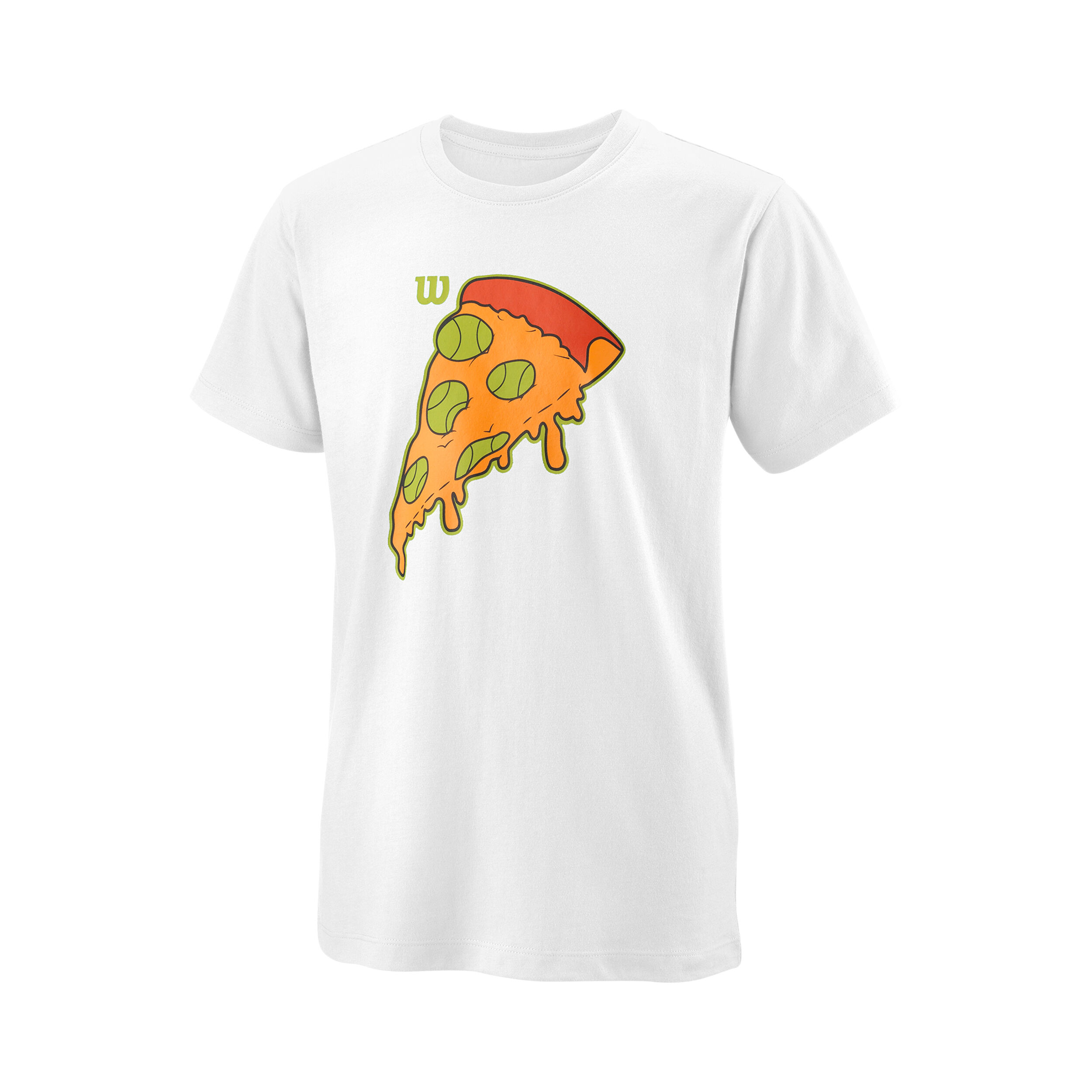 Slice Tech T-Shirt Jungen - Weiß, Orange