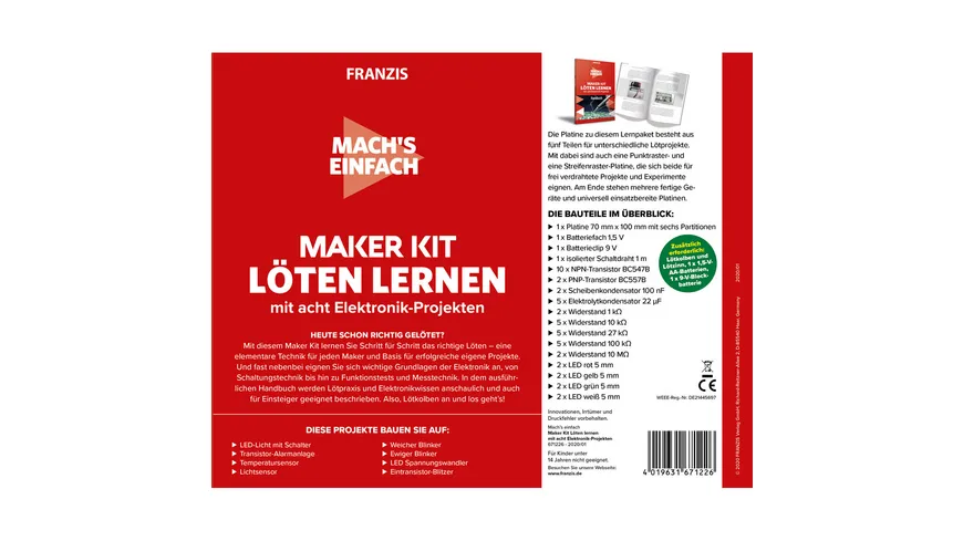 Metal Earth 504138 MakerKit Löten lernen