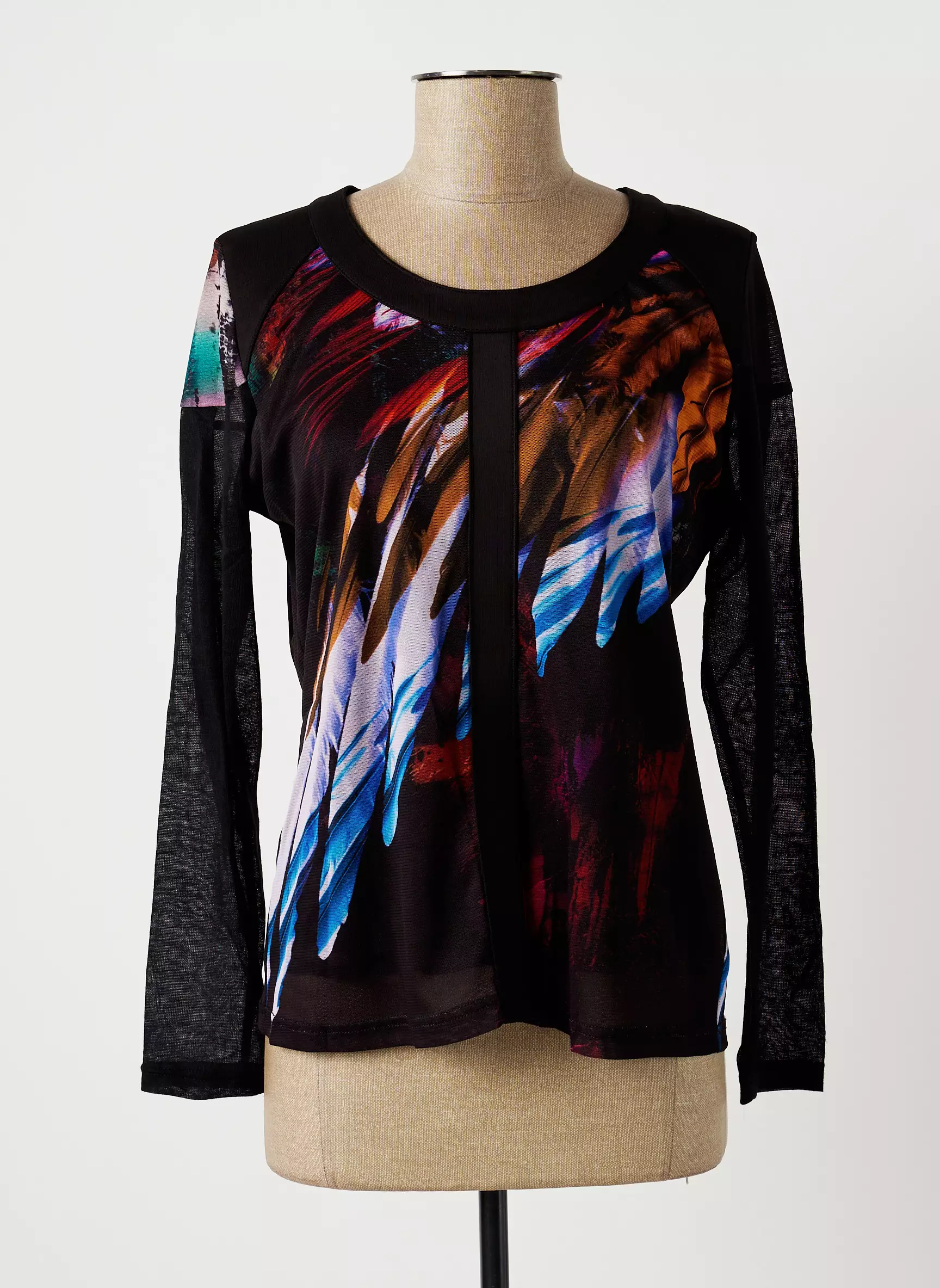 Meri Esca Tshirts Femme couleur noir