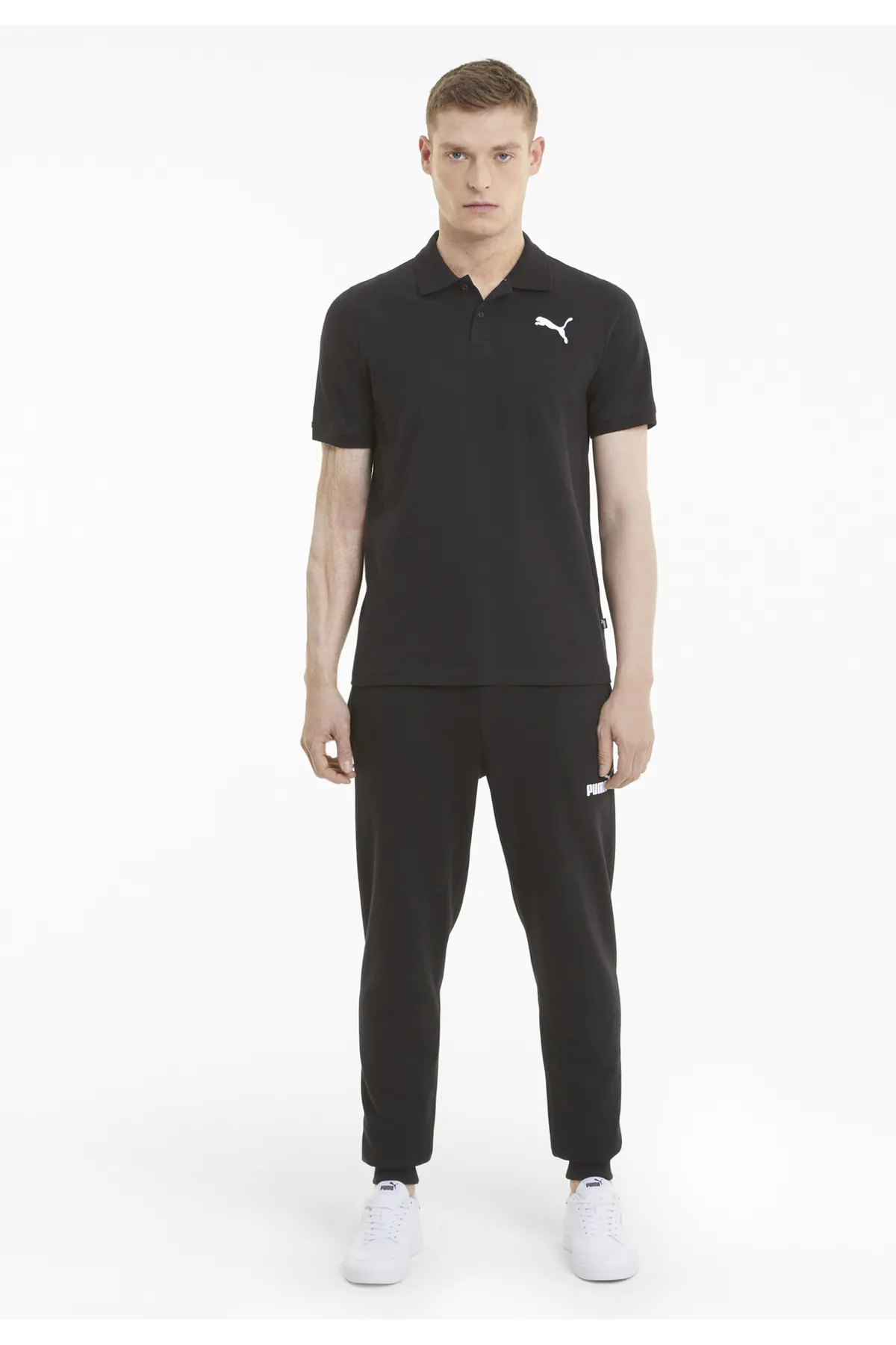 Puma  Poloshirt - Schwarz - Regular Fit