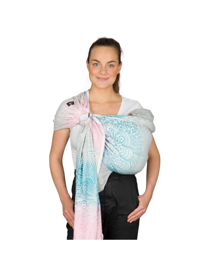 Hoppediz Babytragetuch Ring-Sling kbA in Jaipur creme günstig kaufen 70 x 200 cm