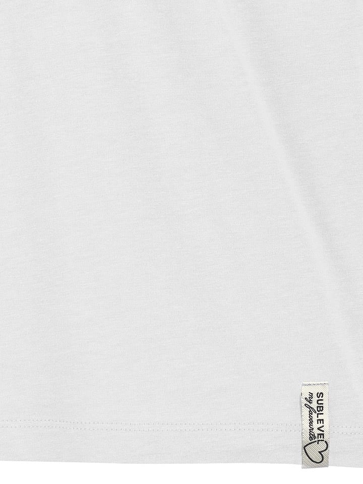 Sublevel 2er-Set: Shirts in Weiß/ Hellblau günstig kaufen