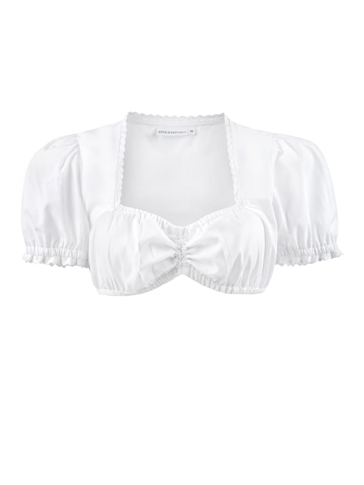 Stockerpoint Stockerpoint Dirndlbluse Tania in weiss günstig kaufen