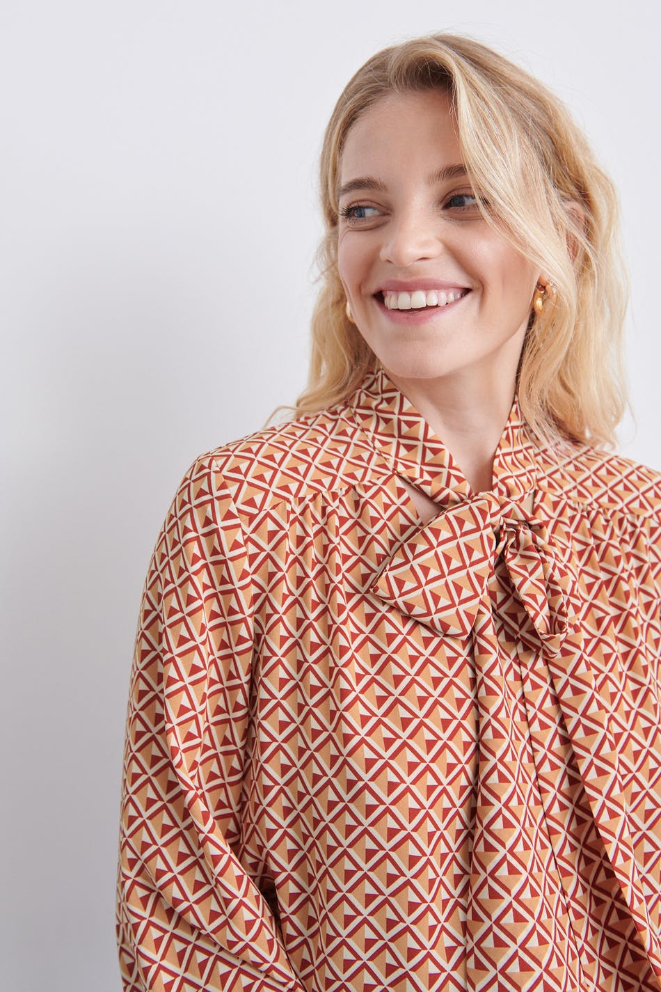 Dolly tie neck blouse
