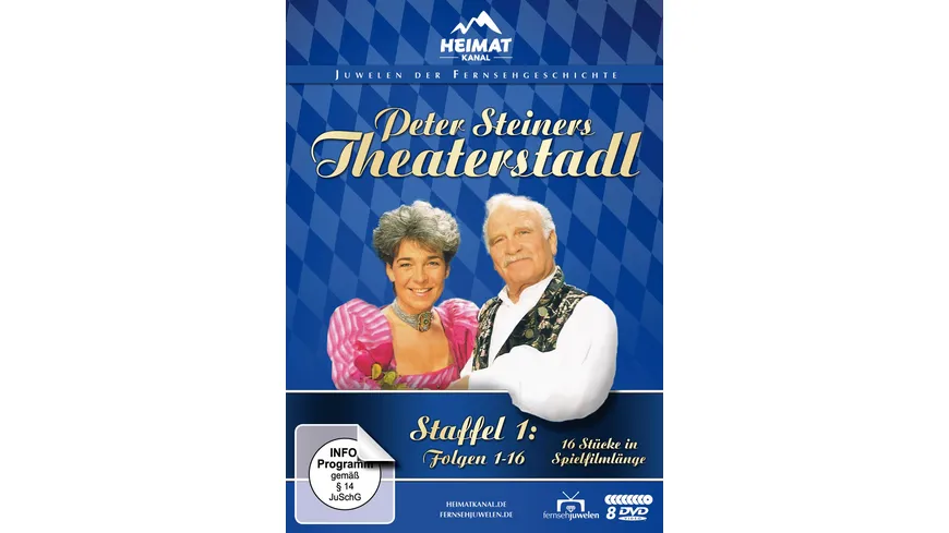Peter Steiners Theaterstadl - Staffel 1/Folgen 1-16  [8 DVDs]