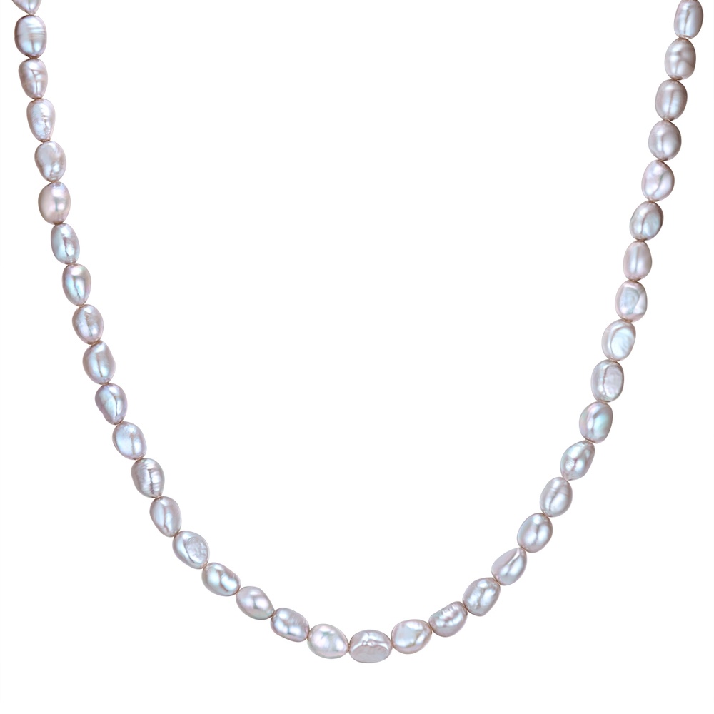 Valero Pearls Chaîne Argent sterling Perle de culture d'eau douce en Argent collier