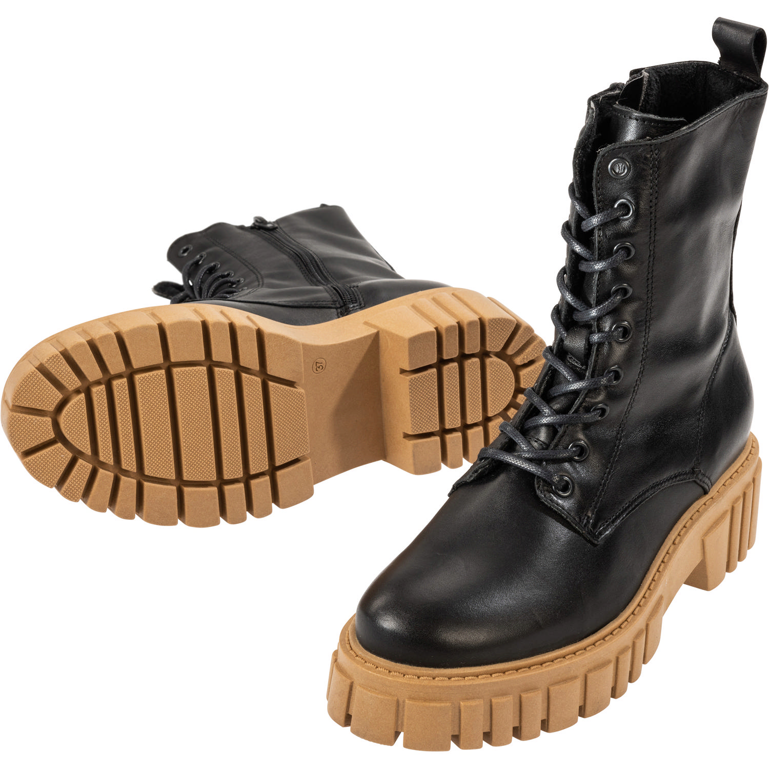 Palado Naxos, Schnürstiefel, Damen, Schwarz
