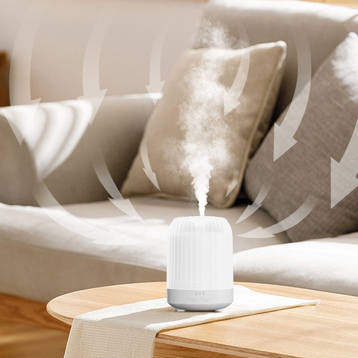 Welikera Diffuser Aroma Diffuser für ätherische Öle,leiser Diffusor,Luftbefeuchter