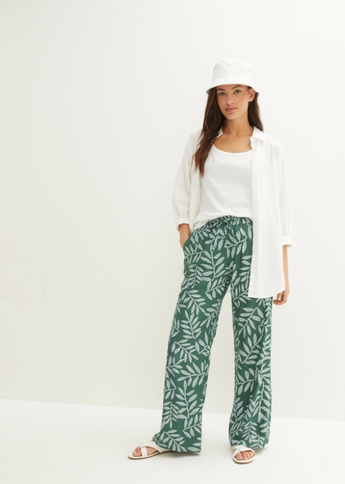 Bedruckte Palazzo-Hose