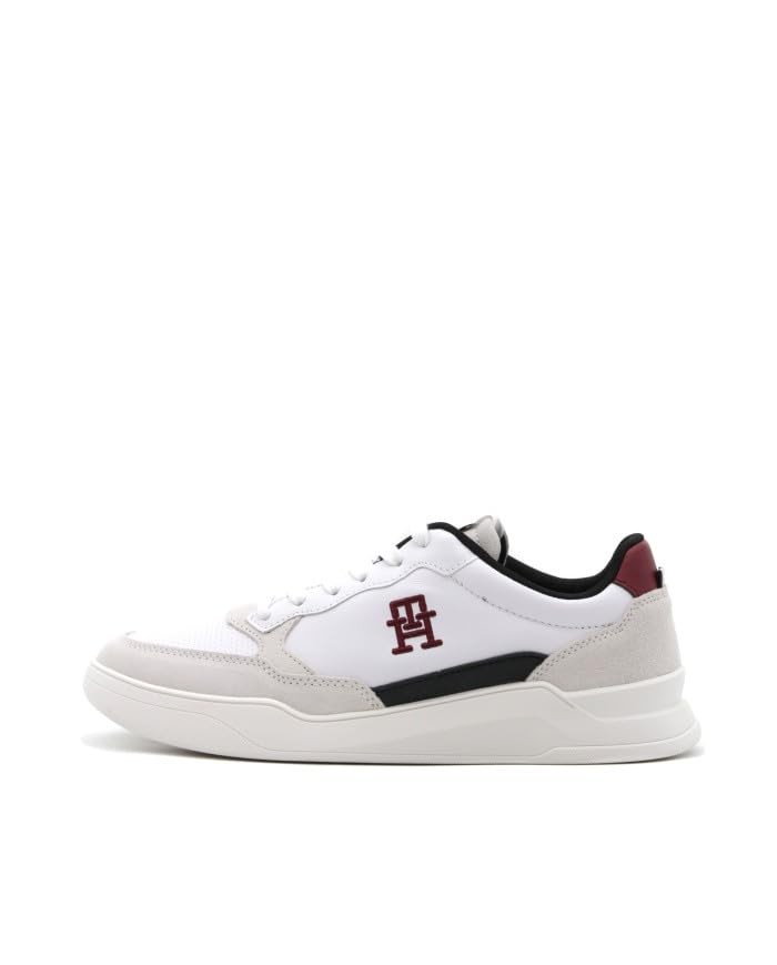 TOMMY HILFIGER Freizeit Schnürer weiss ELEVATED CUPSOLE LTH MIX