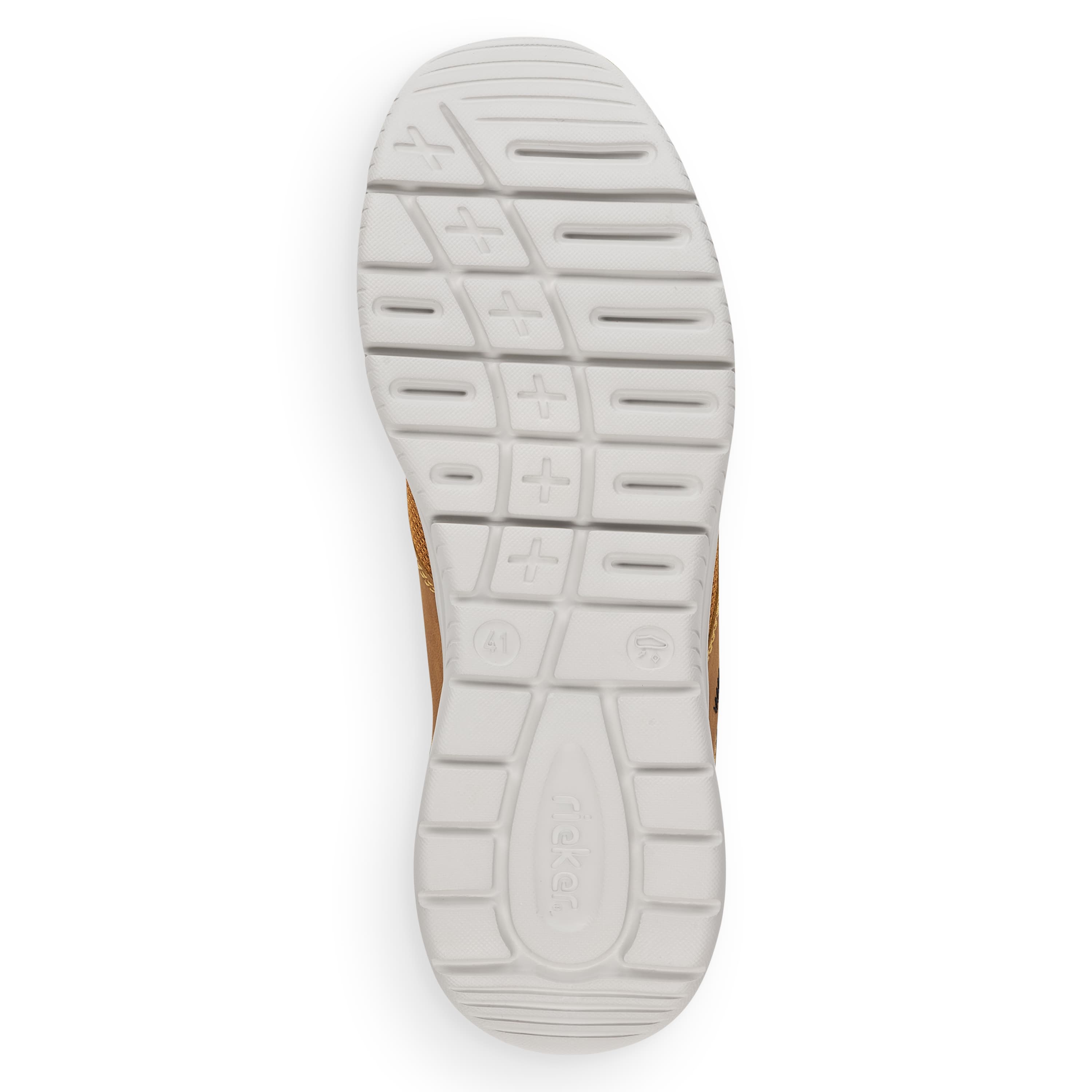 Rieker Herren Slipper goldgelb-pazifikblau
