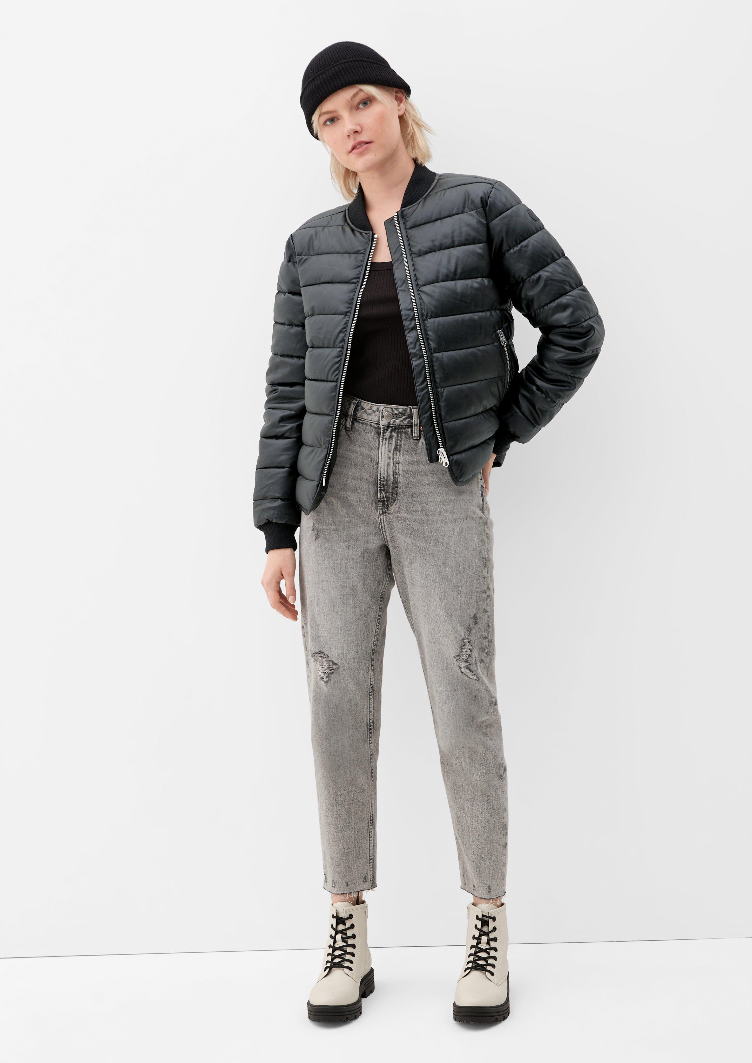 Steppblouson in Leder-Optik  2115487-9999