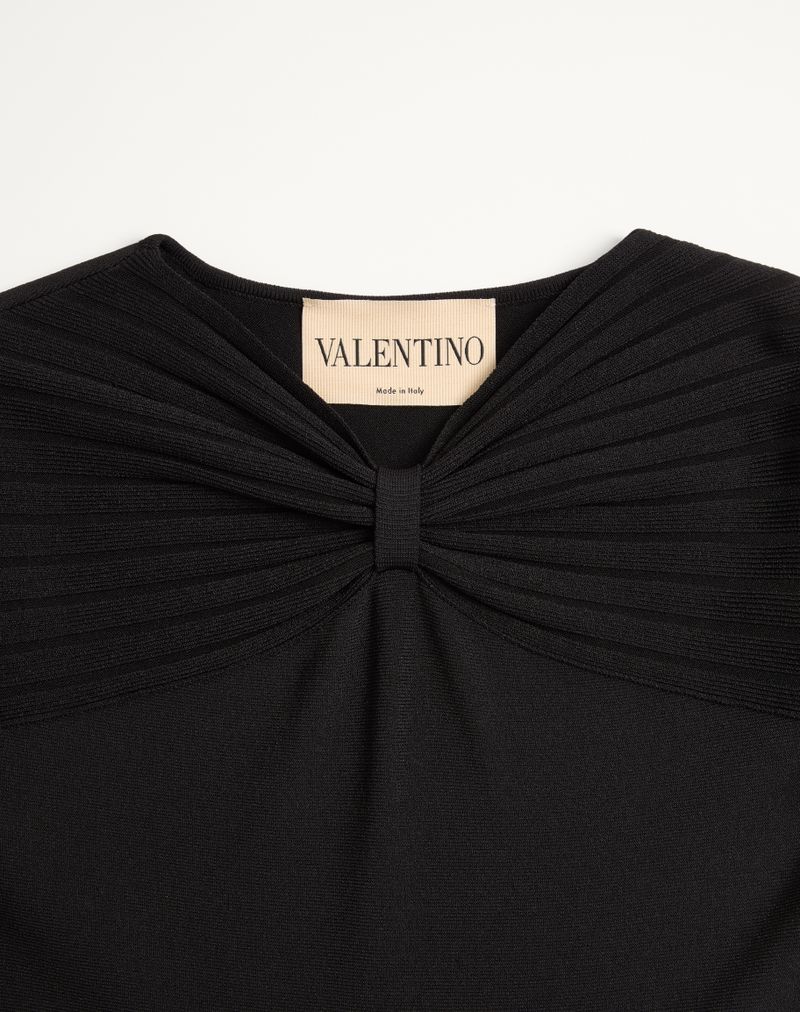 Vestido de viscose elástica