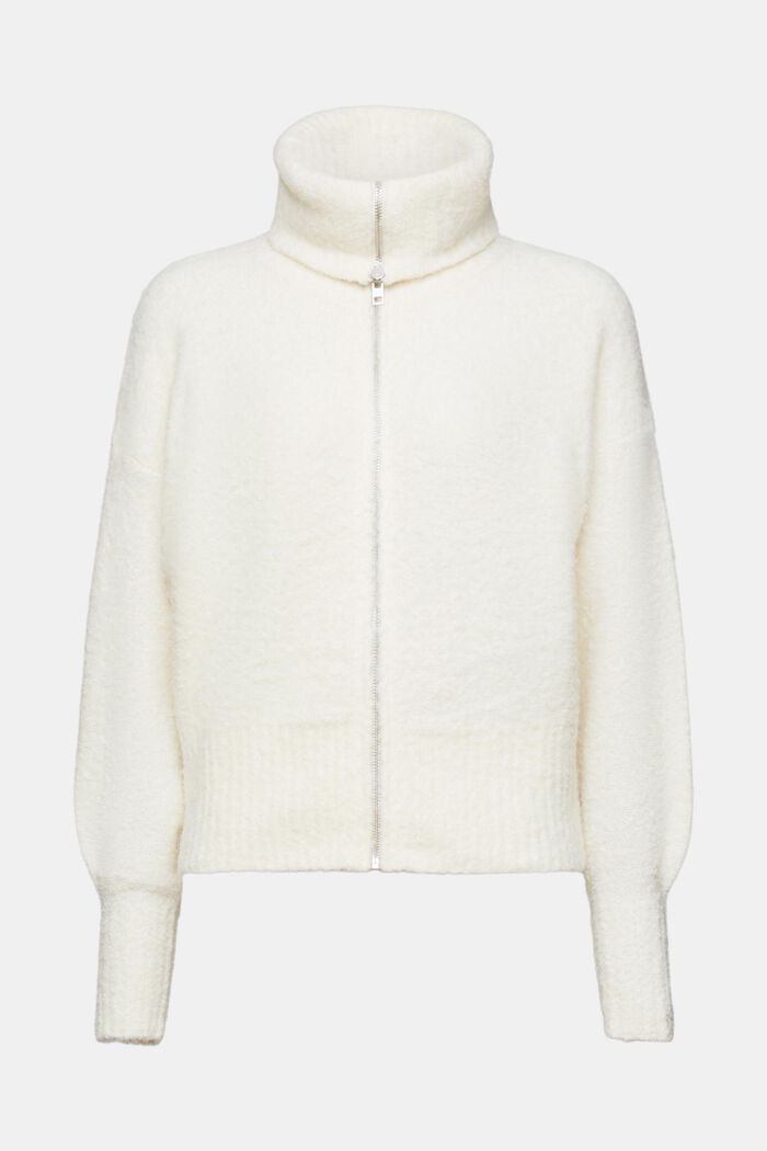 Kuscheliger Cardigan mit Reißverschluss