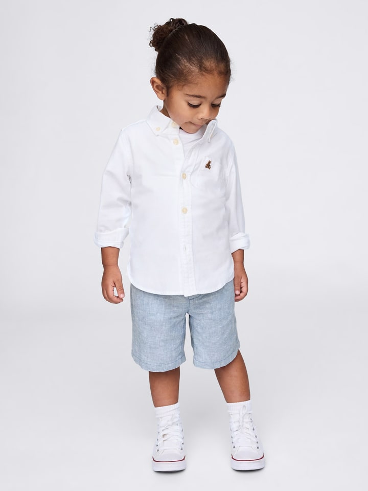 GAP Leinenshorts in Hellblau günstig kaufen