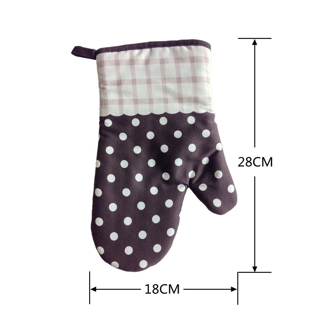 FIDDY Topfhandschuhe Baumwollbackhandschuh-Set - rutschfest, (hitzebeständige Baumwollbackhandschuhe), geeignet für Küche, Backen, Grillen, 2 Stück.