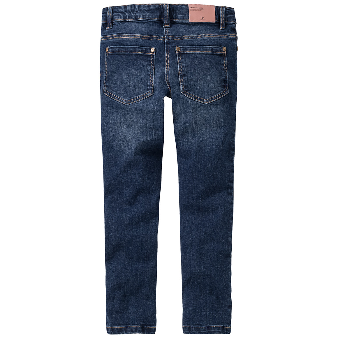 Mädchen Slim-Jeans mit verstellbarem Bund