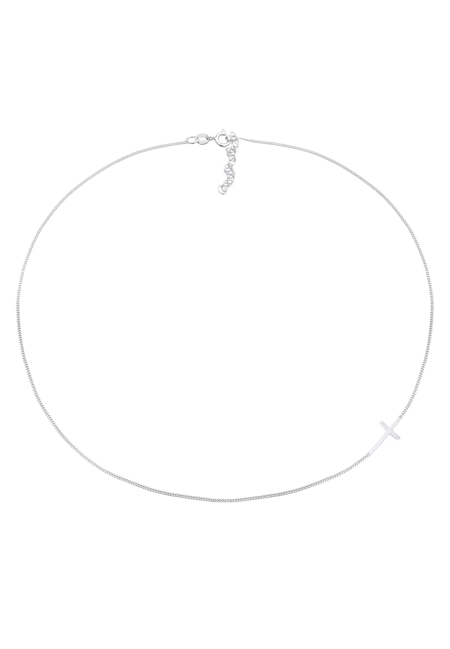 Elli Halskette Choker Kreuz Religion 925 Sterling Silber
