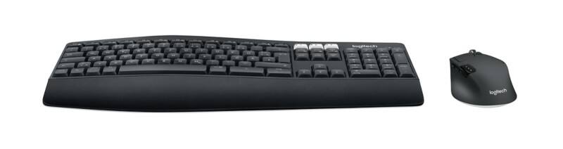 Logitech Tastatur und Maus Kabellos QWERTZ (DE) mit Bluetooth Schwarz MK850