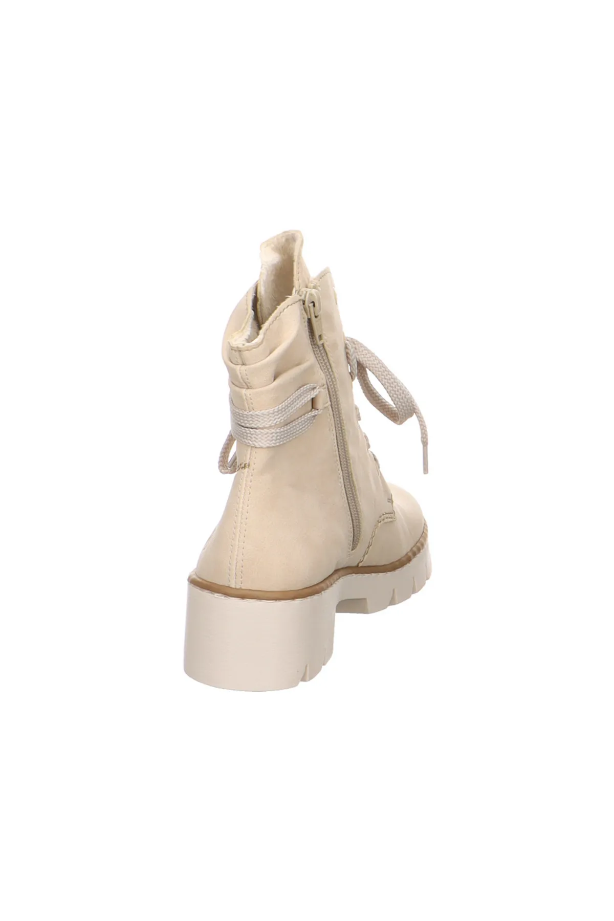 Rieker  Stiefelette - Beige - Flacher Absatz