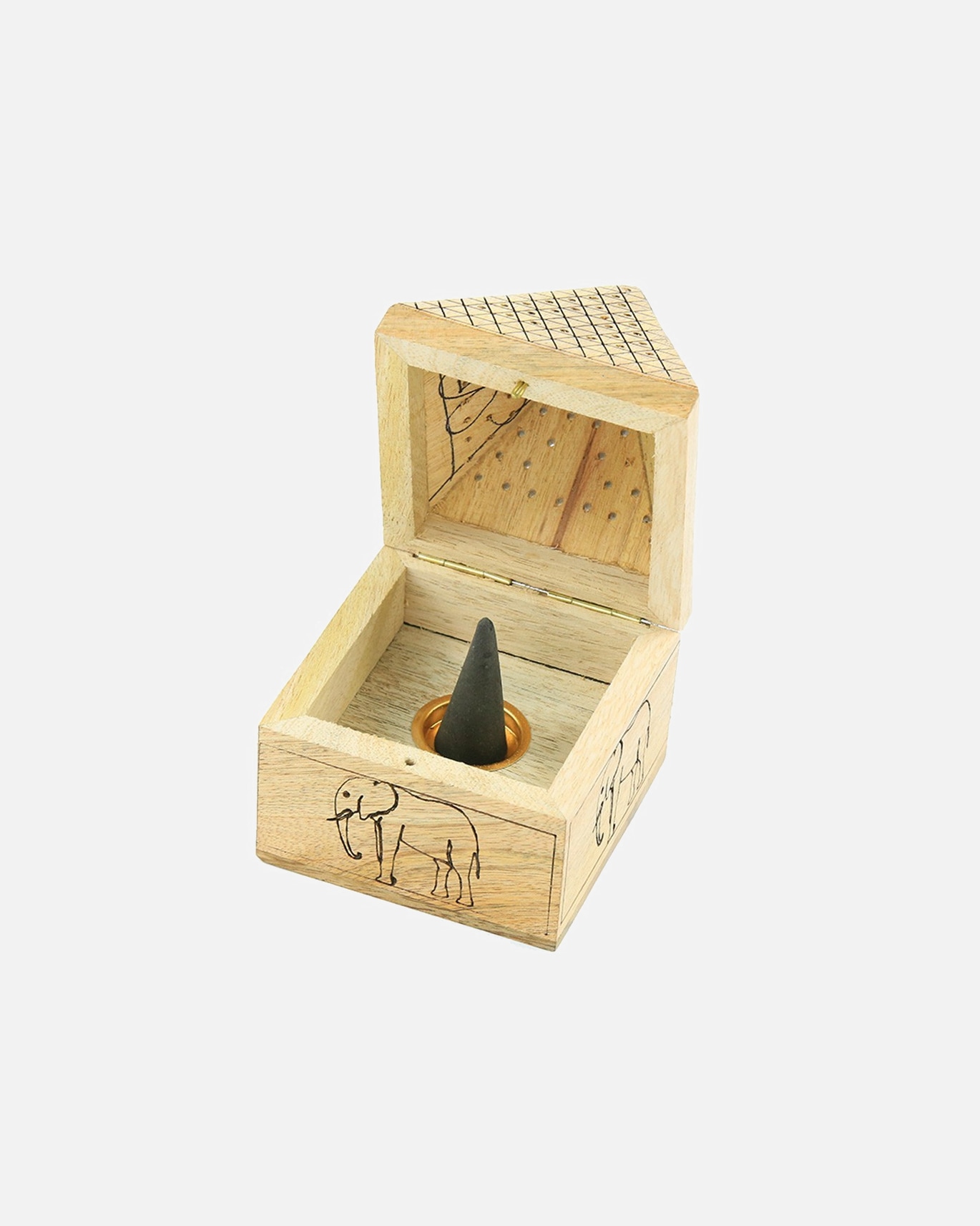 Suport pentru con de tămâie Galeo Pyramid Elephant