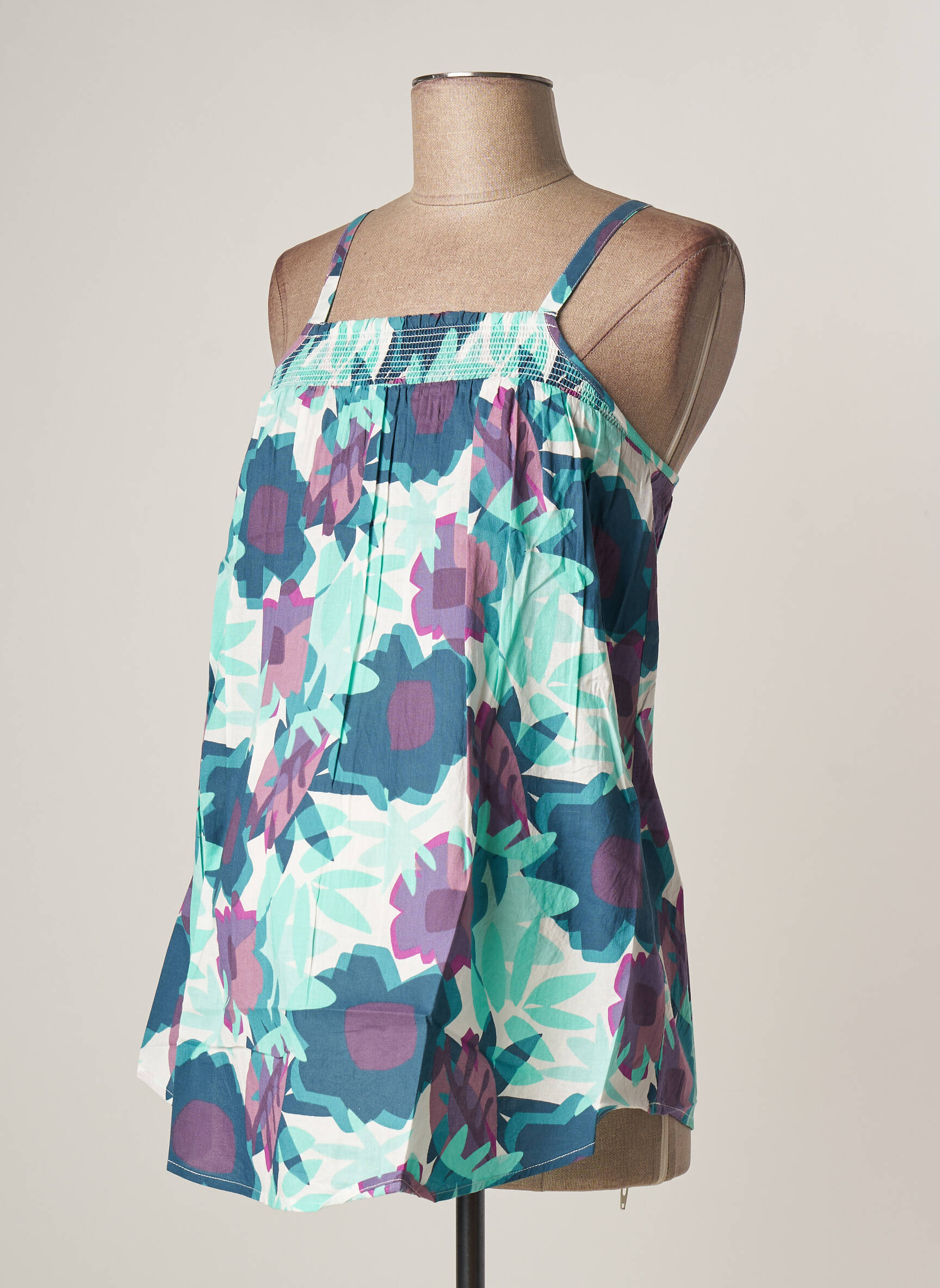 Colline Chemisiers Maternite Femme couleur bleu