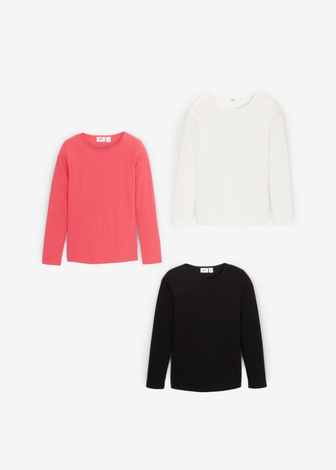 Mädchen T-Shirt (3er Pack)