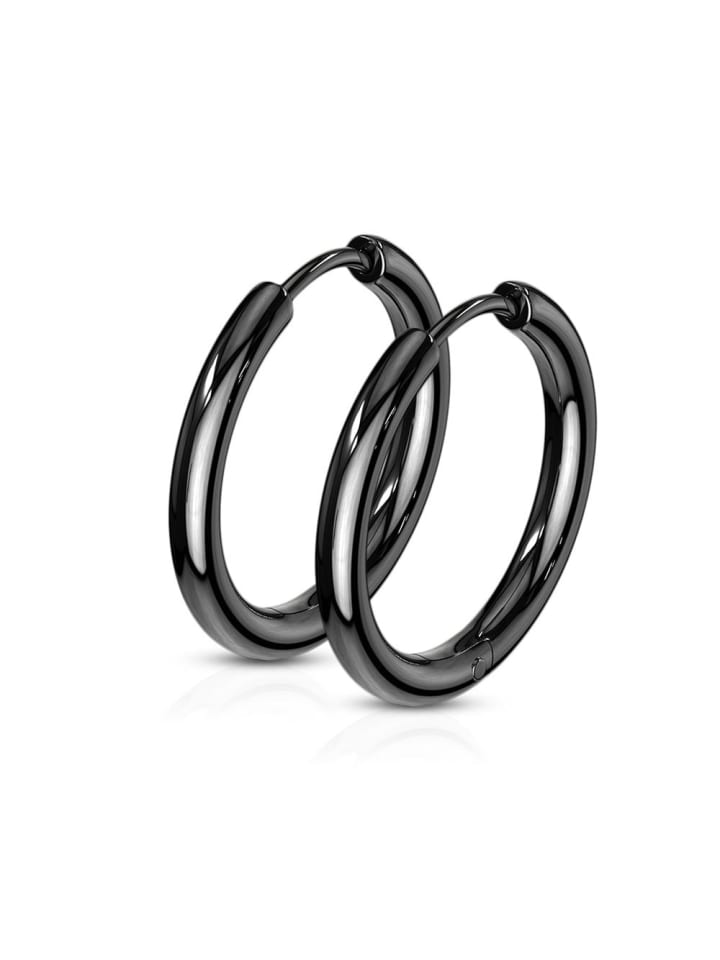 Bungsa Ohrstecker in Schwarz günstig kaufen onesize