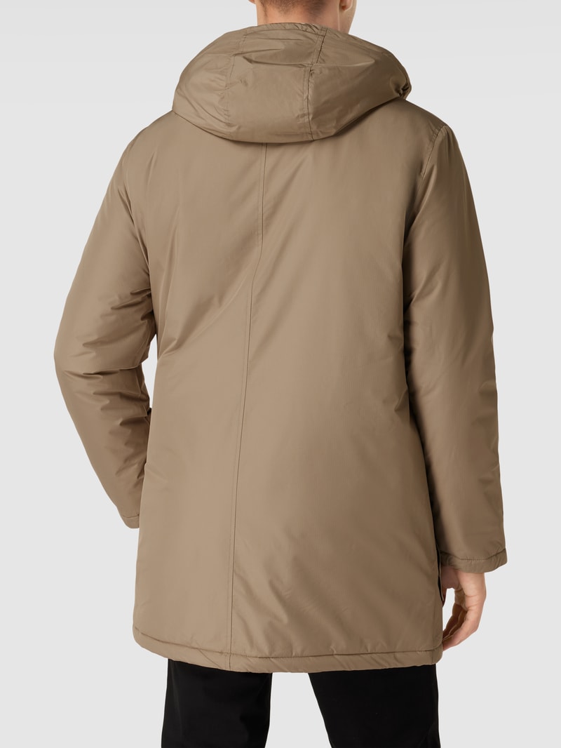 Mantel mit Label-Patch Modell 'HECTOR' in kitt