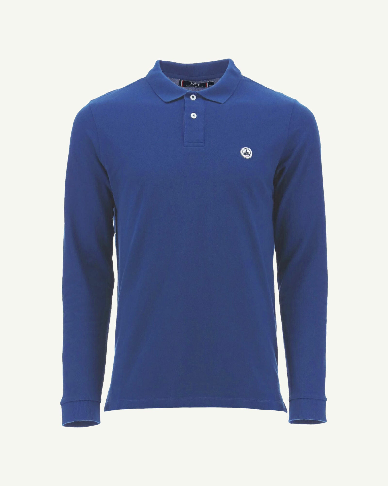 Polo manches longues Dark denim Arcachon