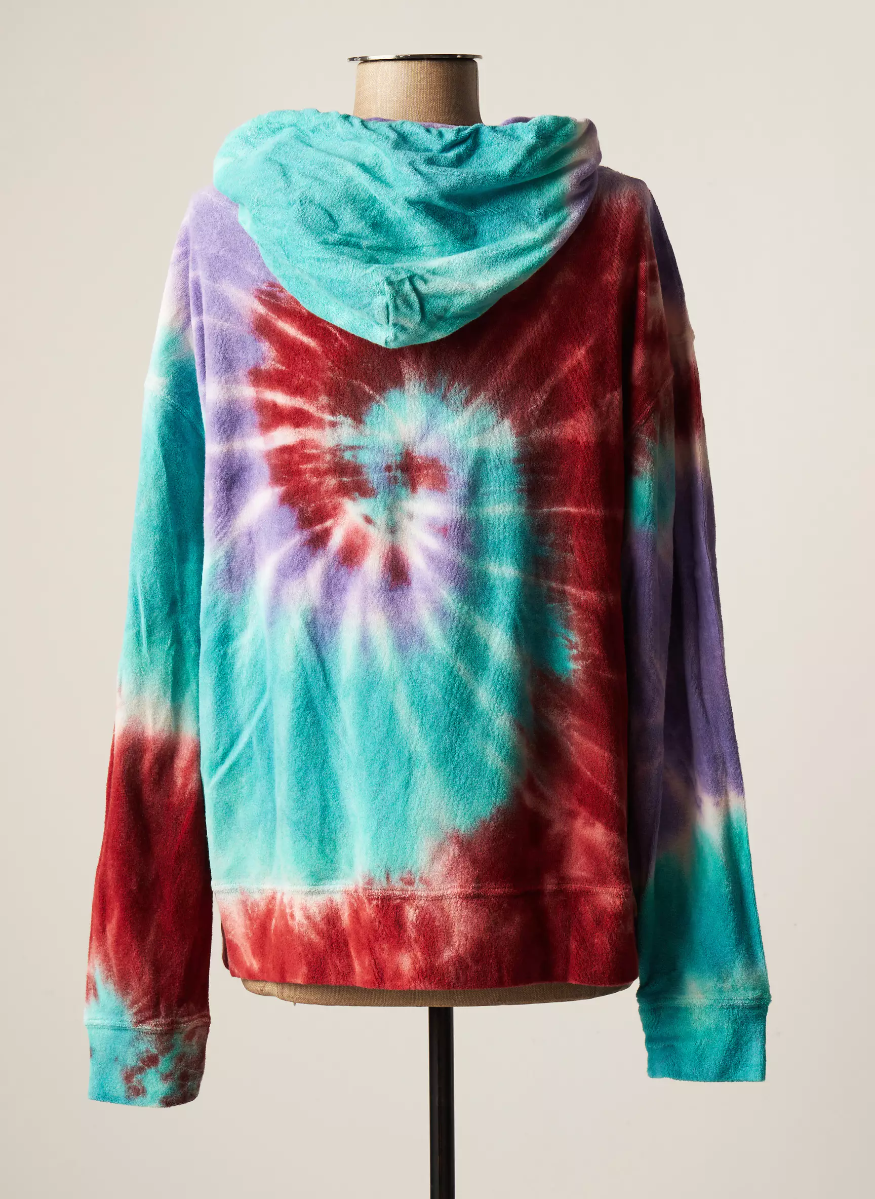 Liv Bergen Sweat Capuche Femme couleur bleu
