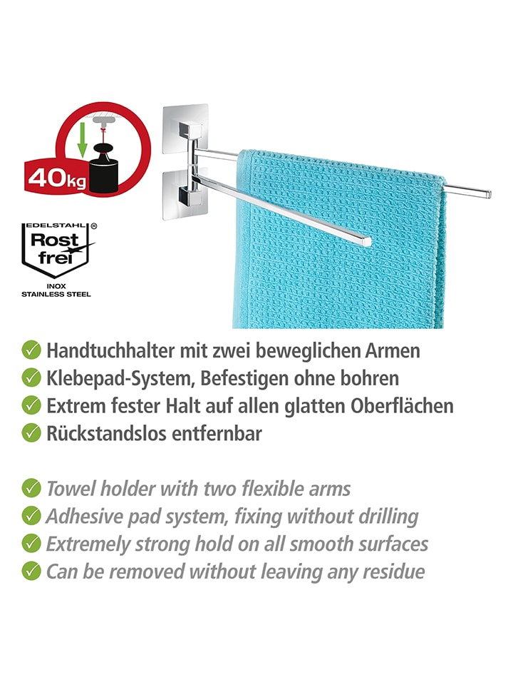 Wenko Edelstahl-Handtuchhalter 