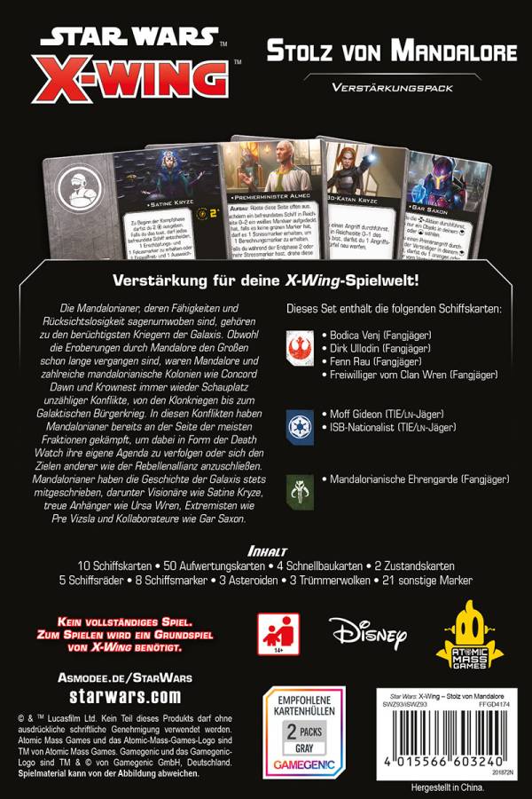 Star Wars: X-Wing 2.Ed. - Stolz von Mandalore