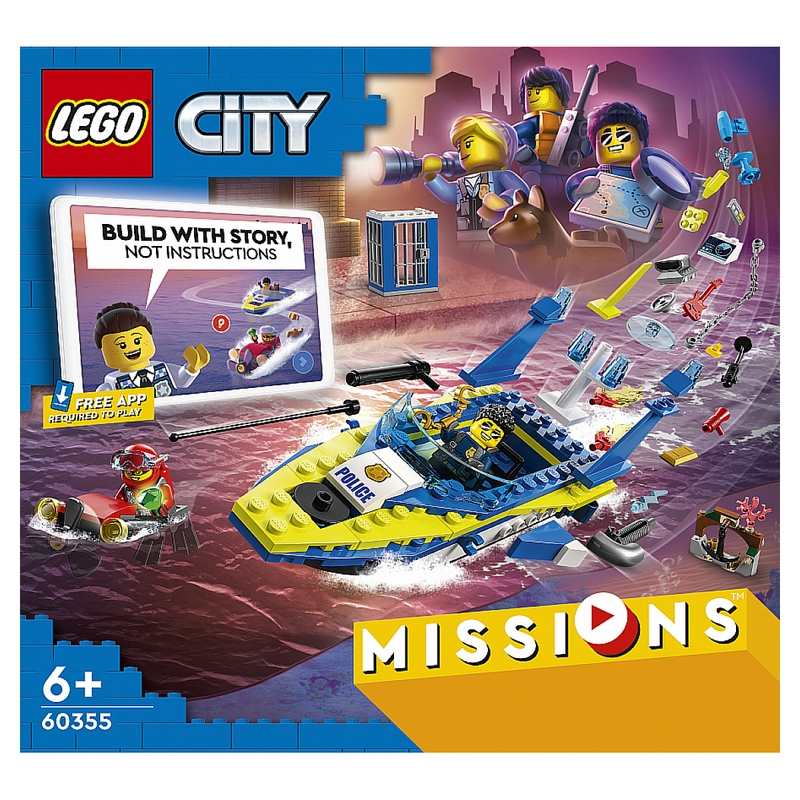 60355 Missions des détectives de la police sur l'eau LEGO City