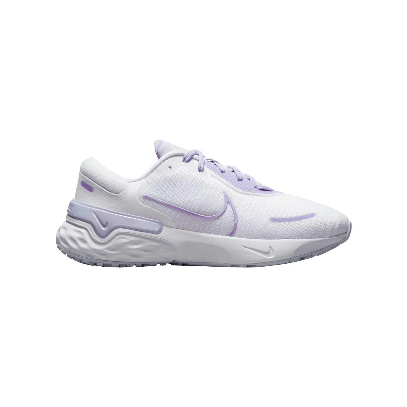 Nike Renew Run 4 Damen Weiss Blau F100 Laufschuh