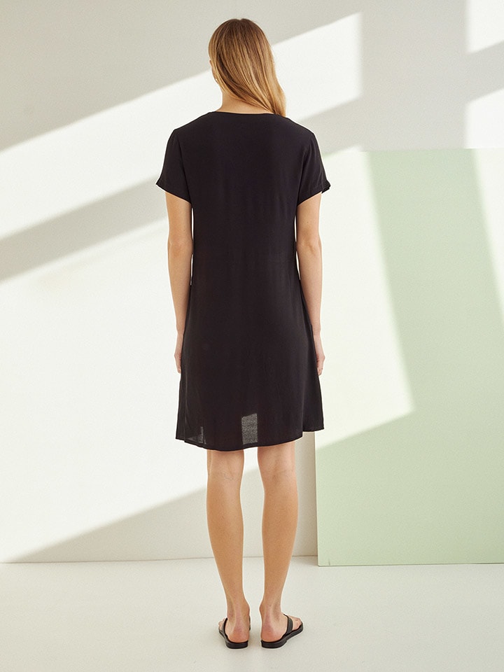 Yerse Kleid in Schwarz günstig kaufen