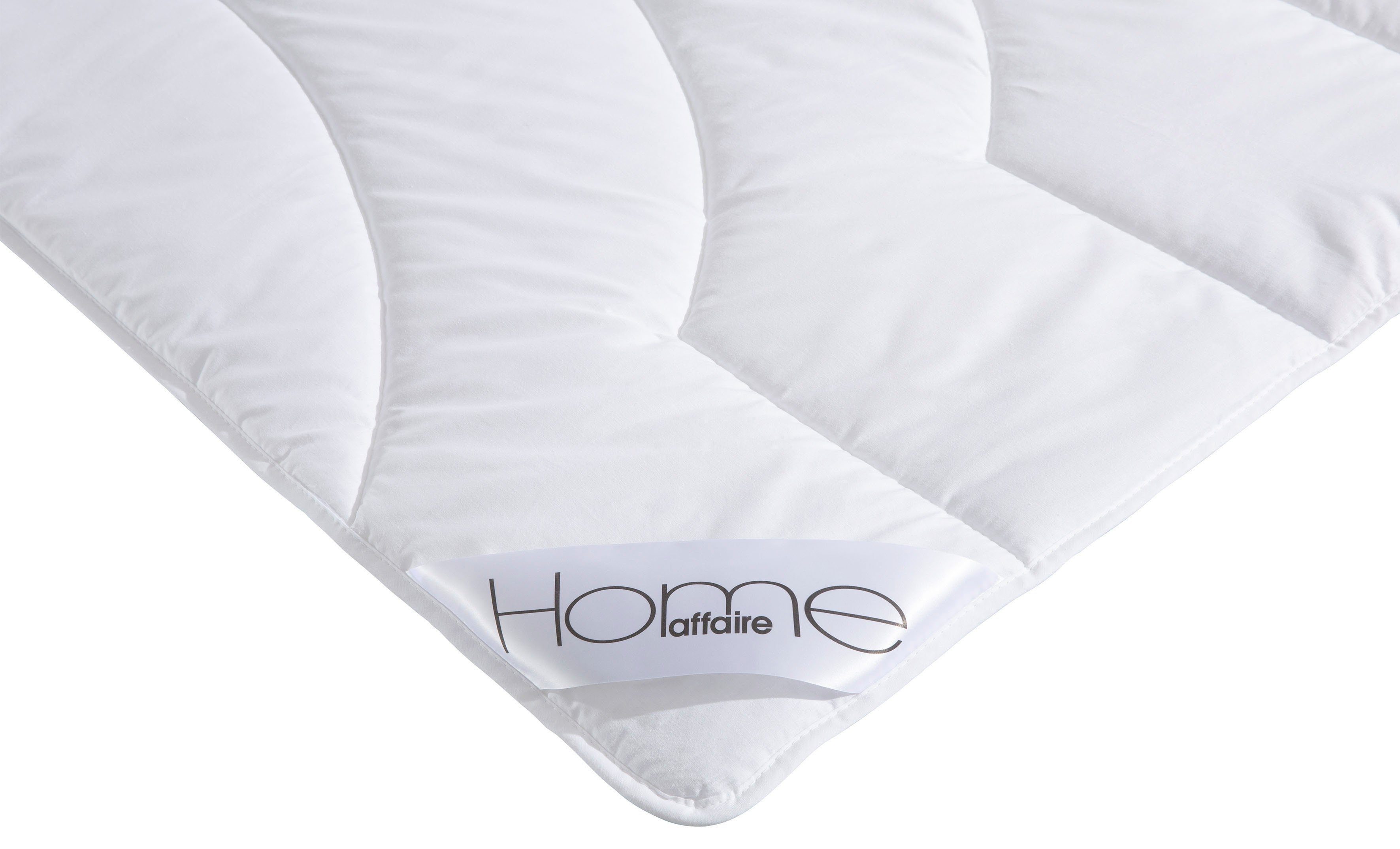 Microfaserbettdecke + Kopfkissen, Liesing, Home affaire, Bezug: Baumwoll-Perkal, Füllung 60% Tencel