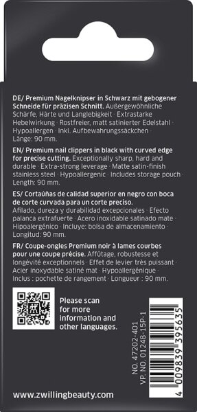 ZWILLING Beauty Premium Nagelknipser - black Nagelknipser