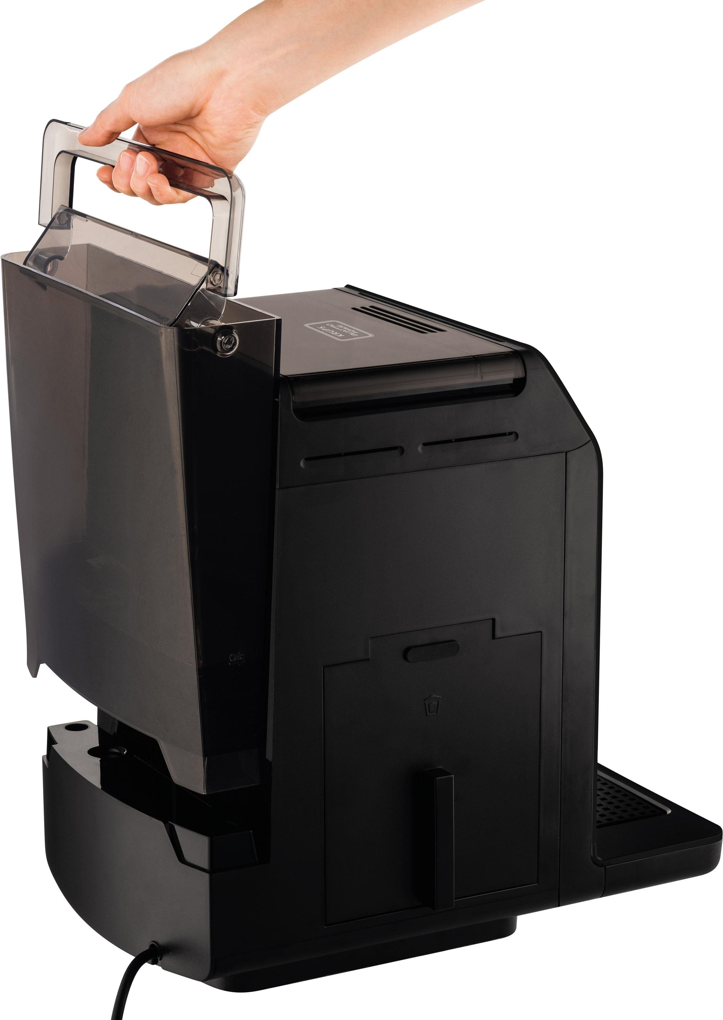 Krups Kaffeevollautomat EA8918 Evidence, OLED-Display, 12 Kaffee- und3 Tee-Variationen, 2-Tassen Funktion