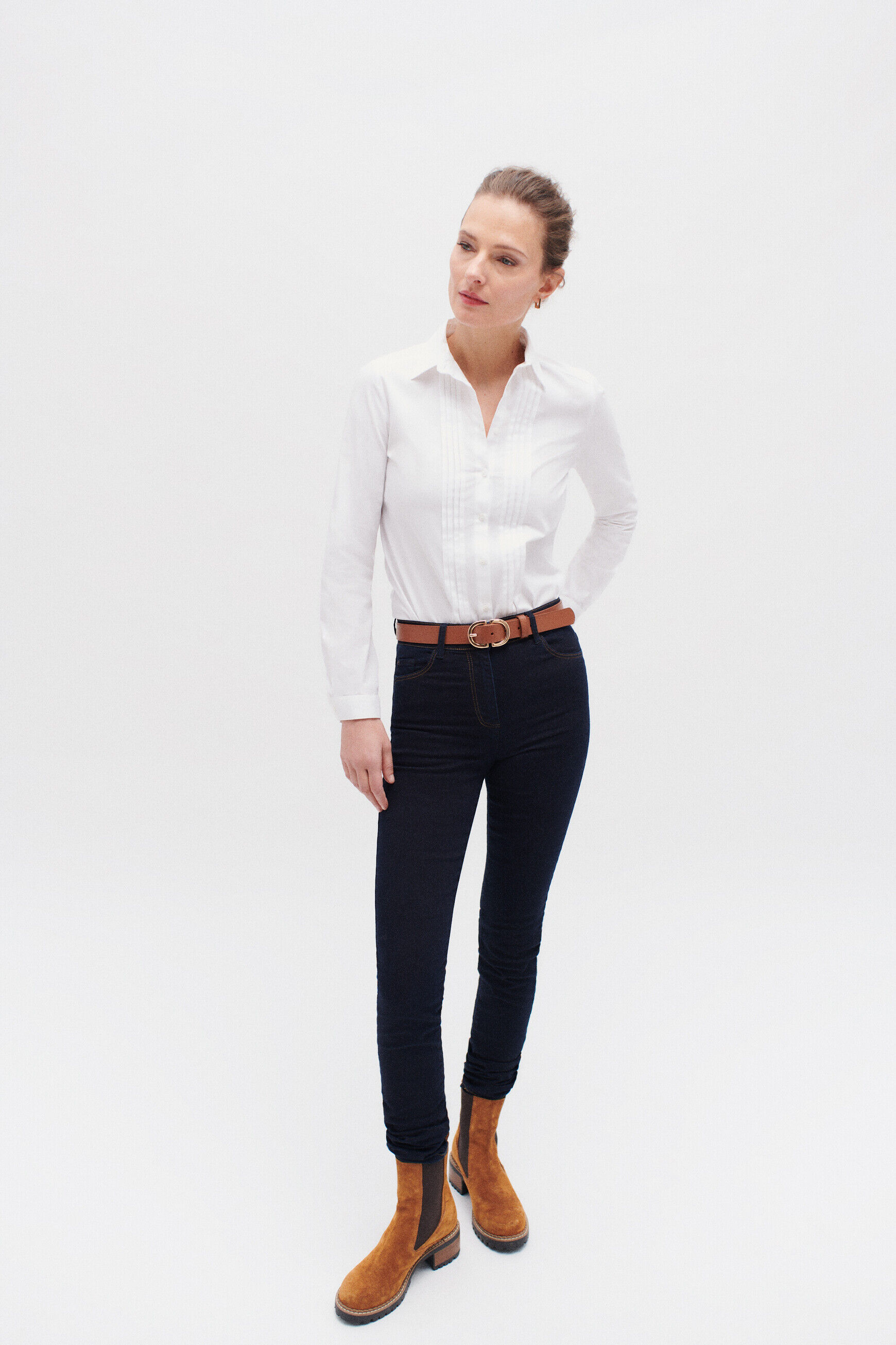 pantalon london denim double stone femme