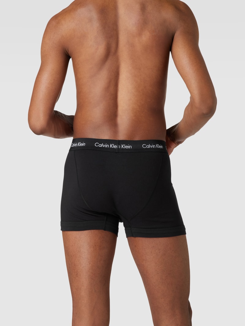 Trunks mit Logo-Bund im 3er-Pack in schwarz